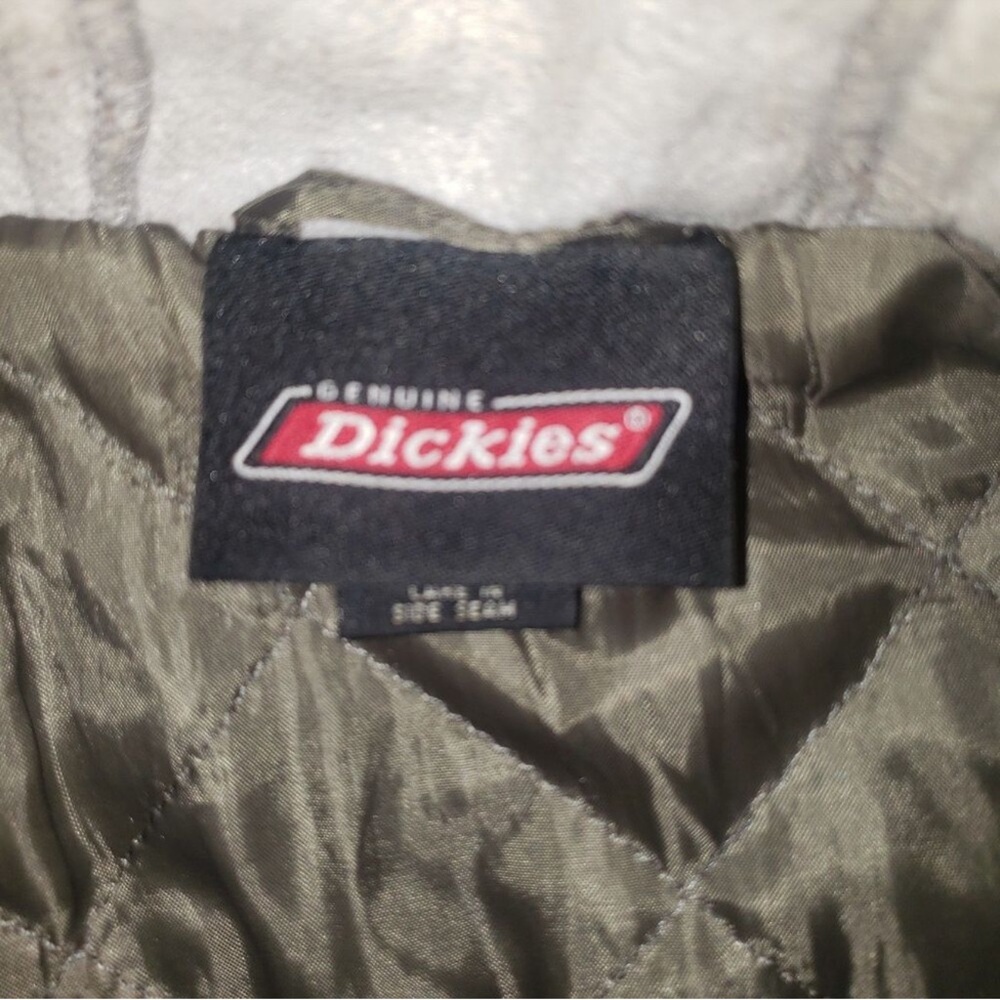 DICKIE'S Green and Gray Hooded Work Jacket Mens Size XL - Picture 5 of 6